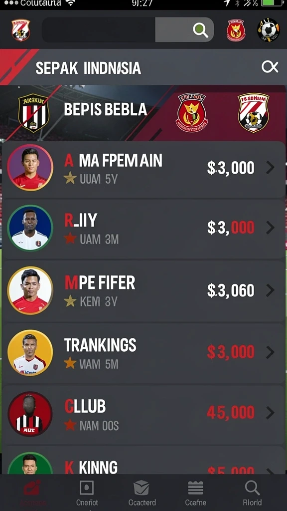 Tangkapan layar menunjukkan beberapa pemain berkompetisi.