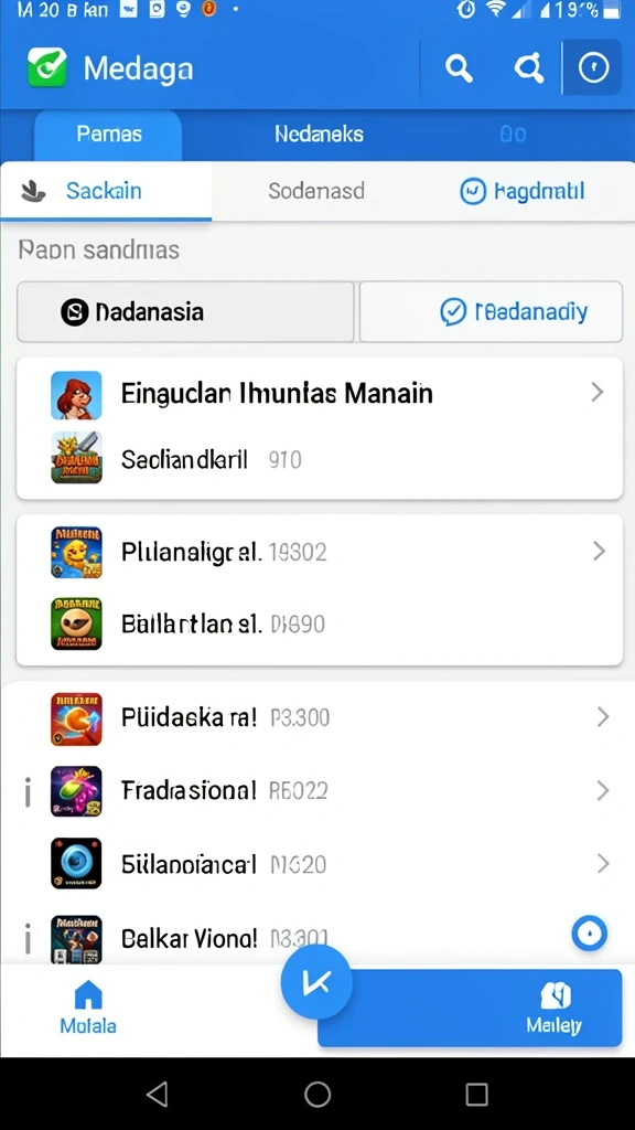 Tampilan awal permainan yang memukau.