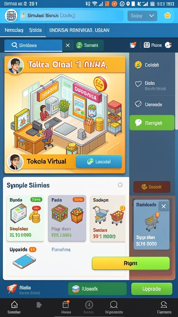 Screenshot fitur utama aplikasi 62HOT.