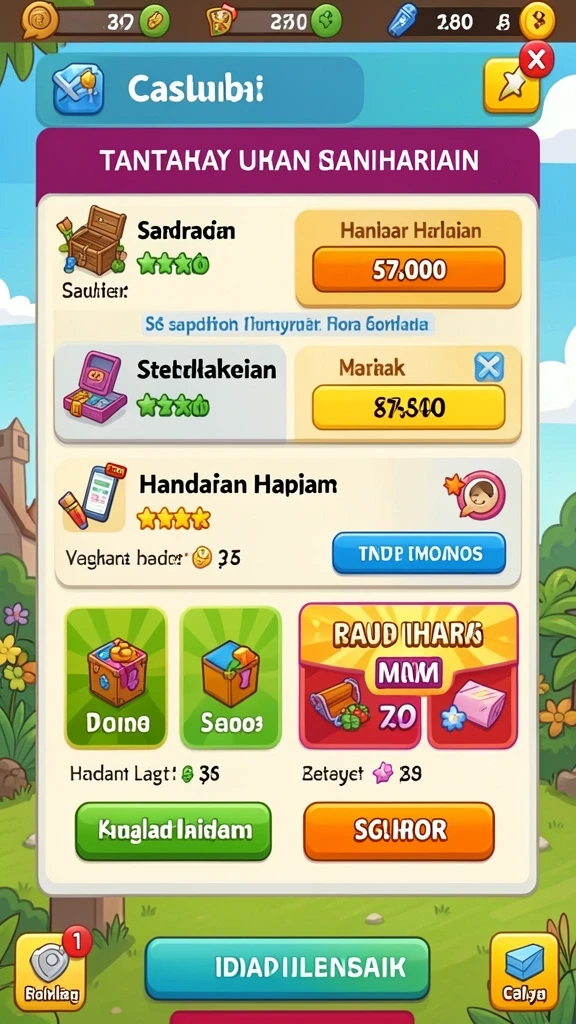Tampilan antarmuka 66D yang menarik dan mudah digunakan.