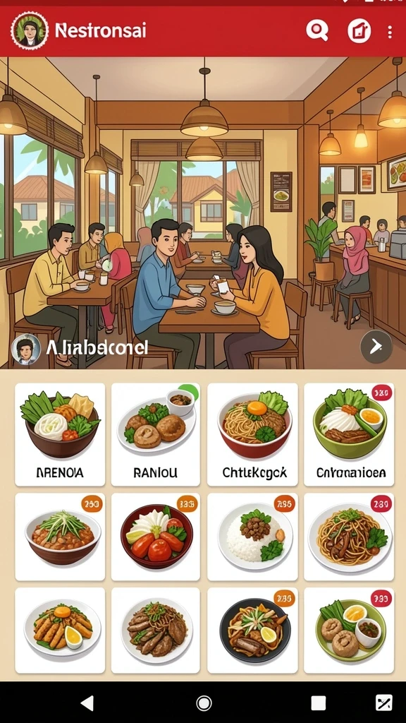 Tampilan antarmuka yang sederhana dan bersih.