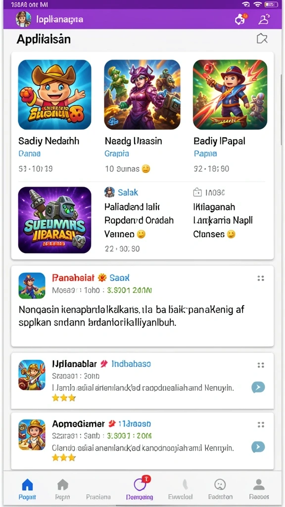 Karakter unik yang dapat Anda pilih.