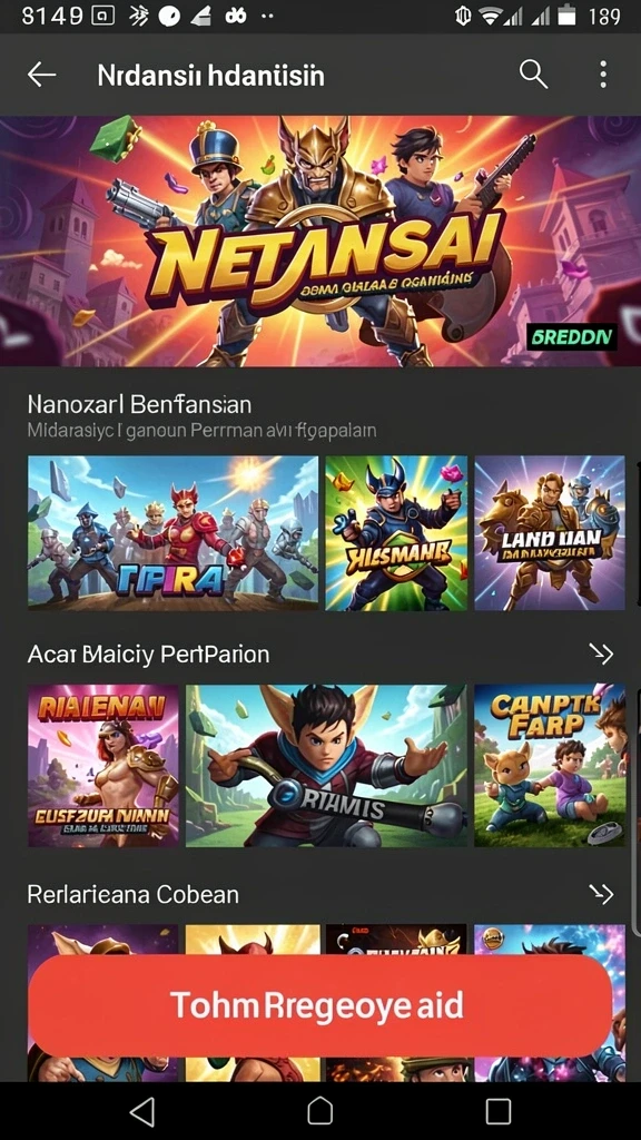 Beragam permainan menarik untuk dipilih.