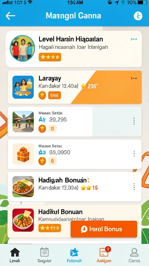 Tampilan antarmuka yang user-friendly.