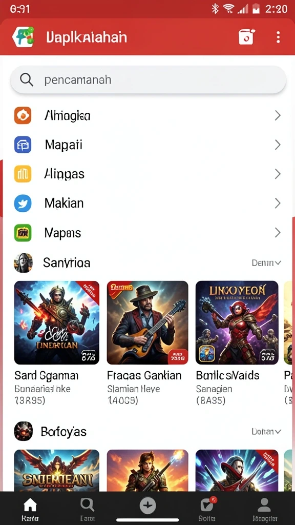Tampilan antarmuka yang menarik dan mudah dipahami.