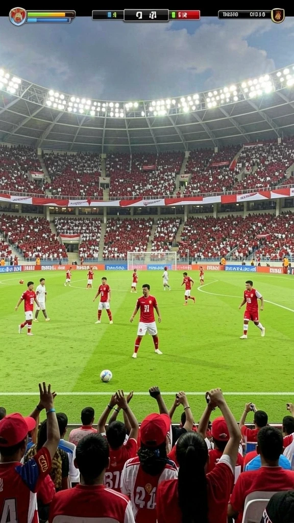 Skrinsyut menunjukkan aksi seru dalam gameplay DMD686.