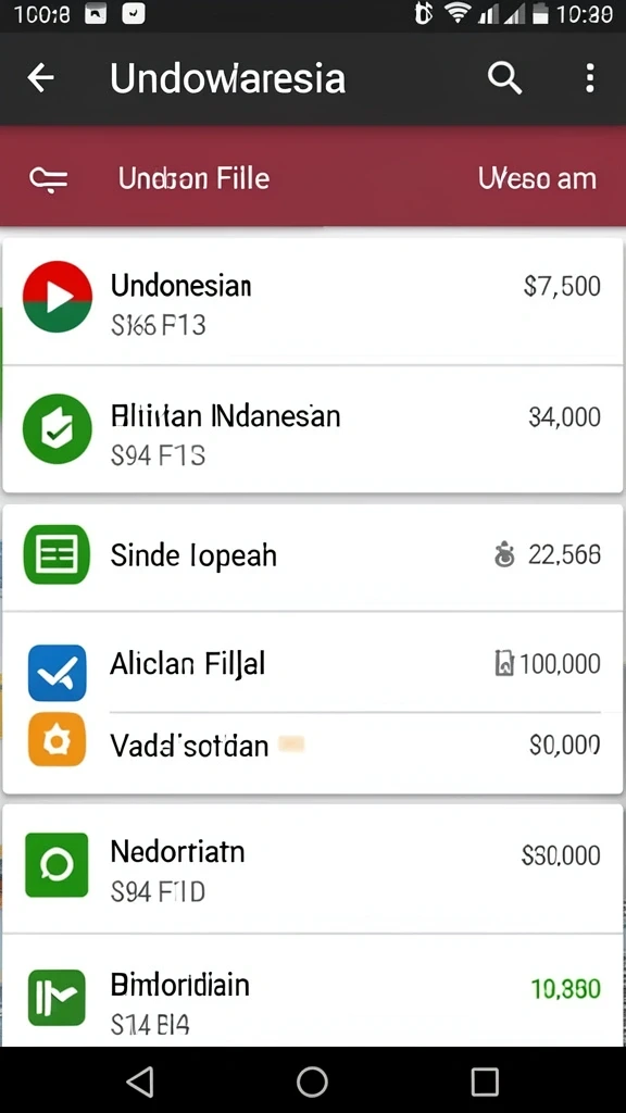 Tampilan menu utama F32 yang menarik.