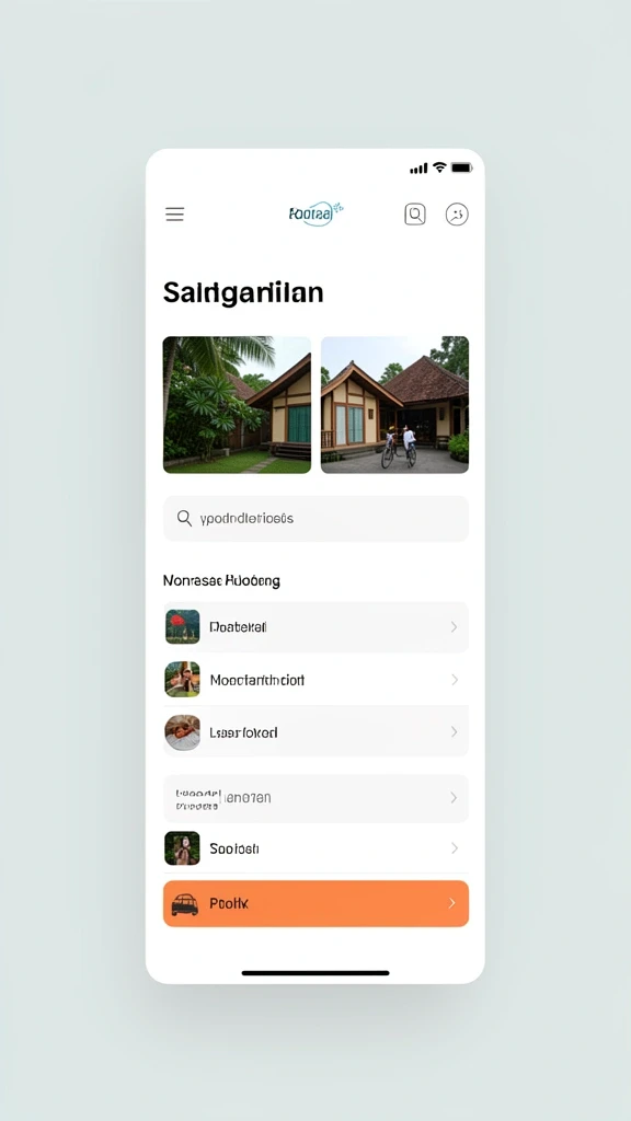 Tampilan antarmuka yang user-friendly.