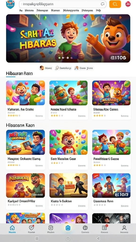 Tampilan grafis yang mengesankan pada permainan slot.