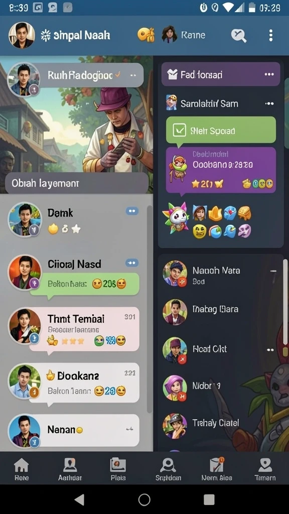Cuplikan fitur multiplayer saat bermain bersama teman.