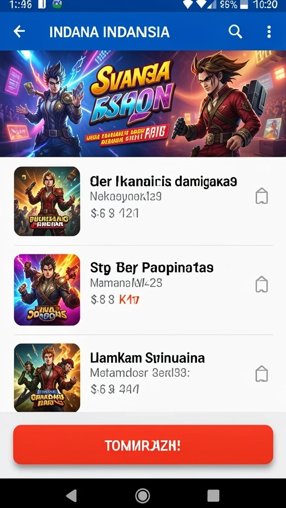 Karakter-karekter unik yang bisa dikustomisasi dengan berbagai item.