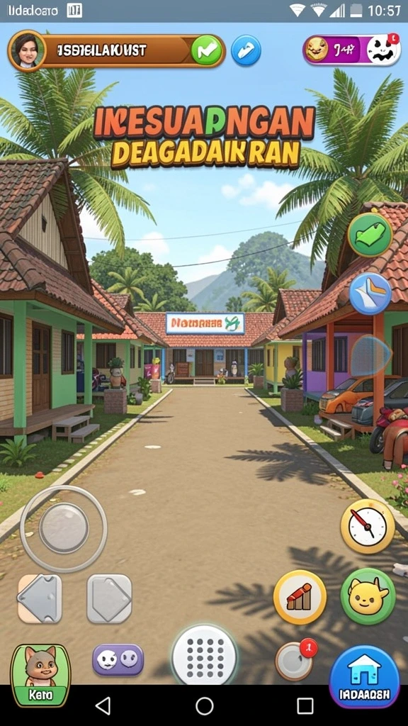 Beragam tantangan yang mengasah kreativitas pemain.