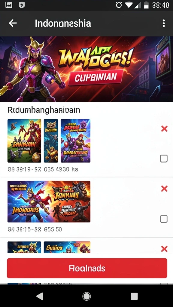 Karakter unik dengan kemampuan super menarik.