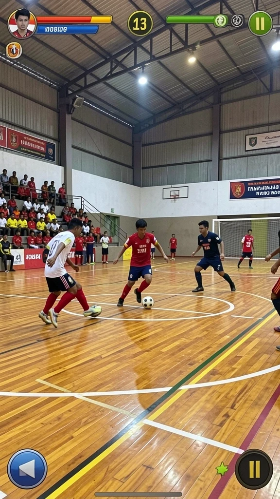 Pengaturan level yang menawan dan penuh warna.