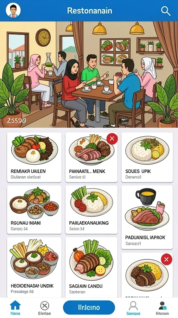 Tampilan antarmuka yang menarik dan user-friendly.