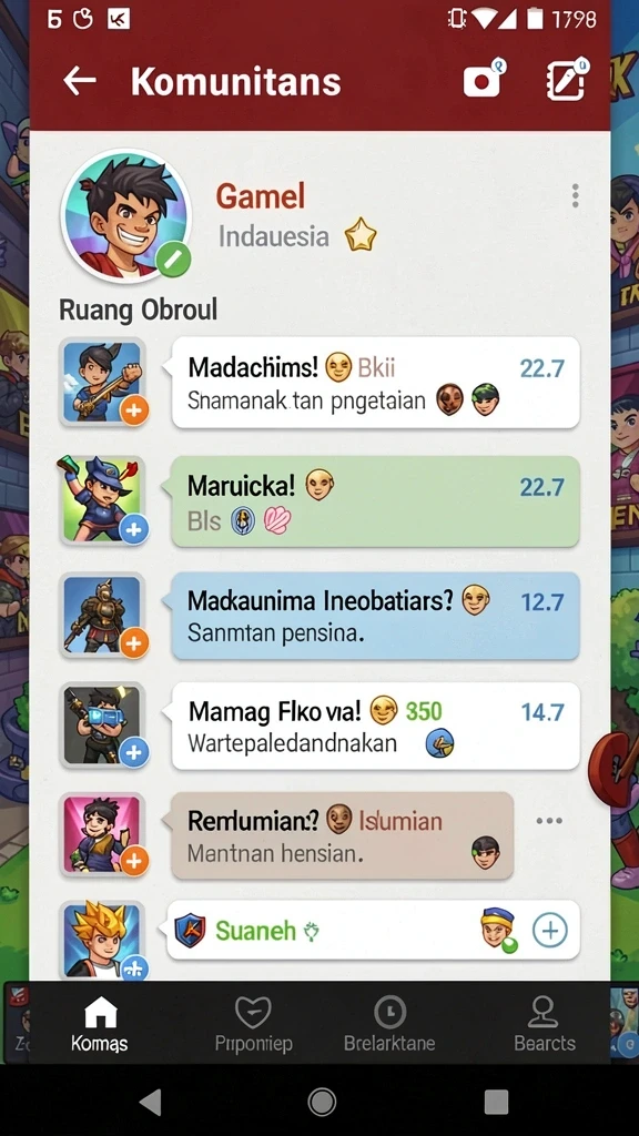 Grafis yang cerah dan penuh warna saat bermain.