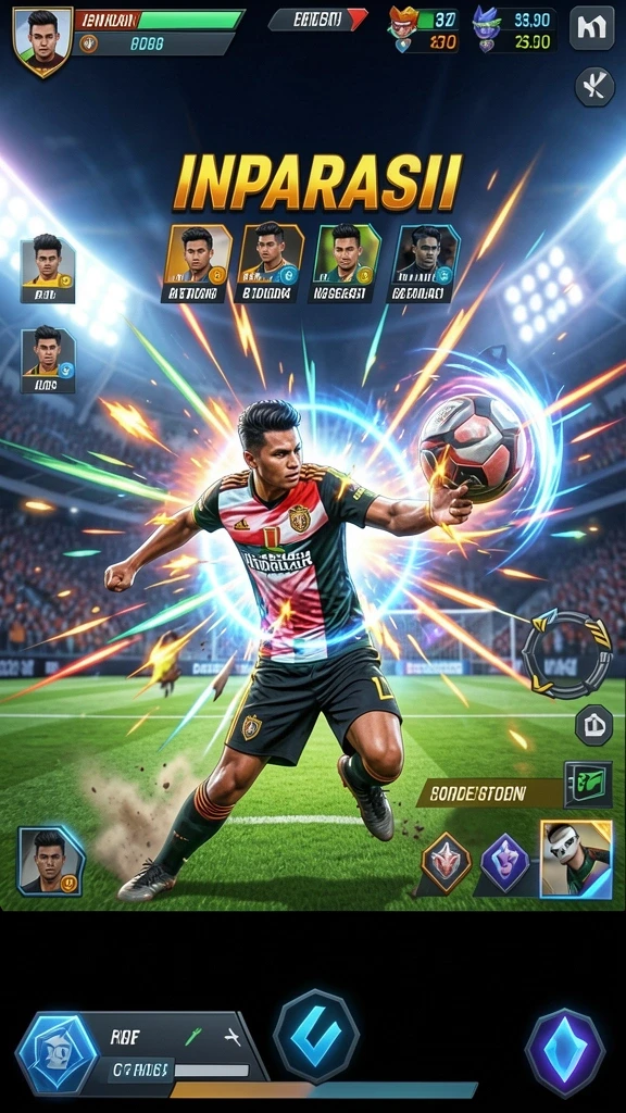 Gambaran grafis yang menarik dari level yang menantang.