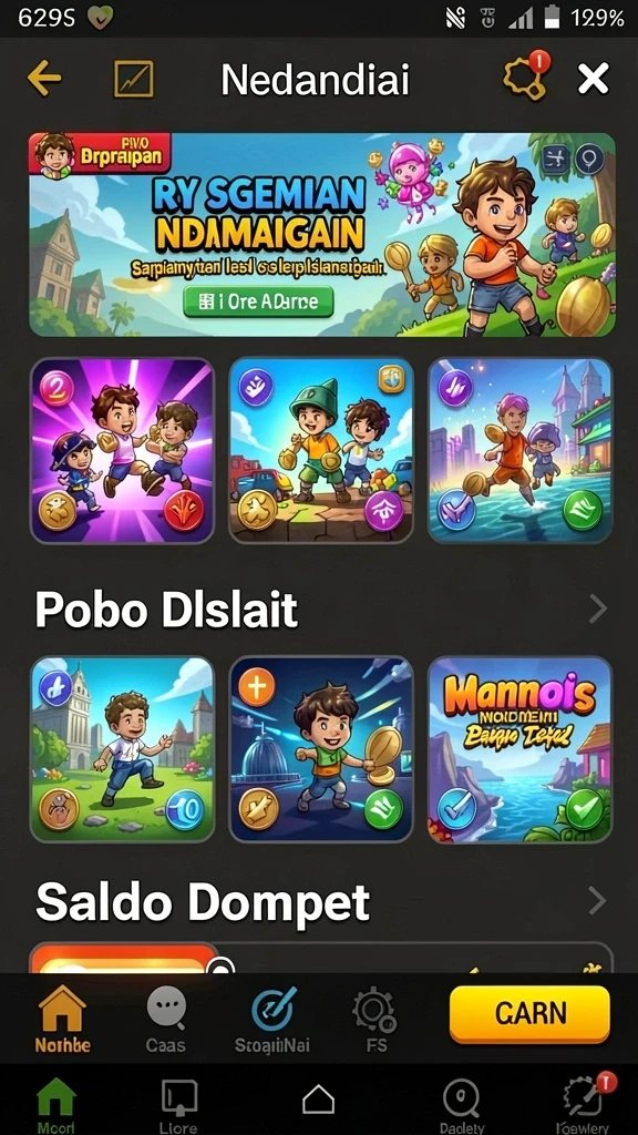 Tantangan harian yang menguji skill dan strategi Anda.