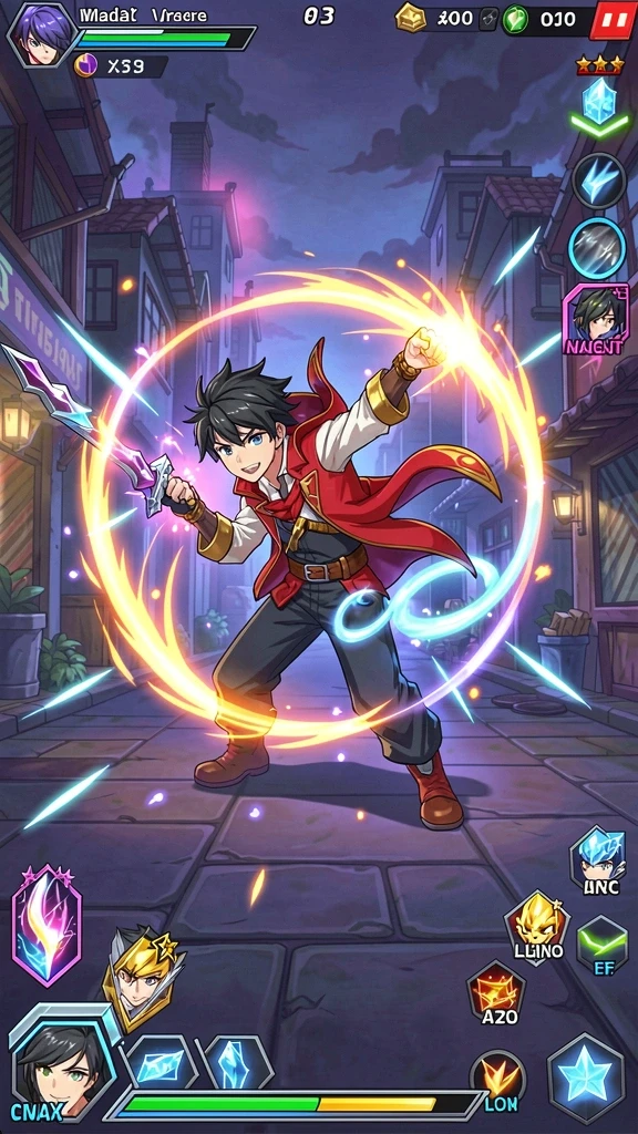 Screenshot menunjukkan level yang penuh tantangan menunggu pemain.