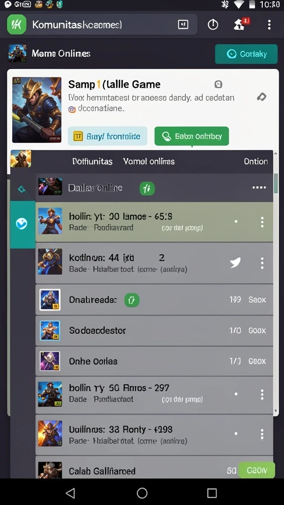 Gambar gameplay yang menunjukkan aksi seru saat bermain LUCKYDF.