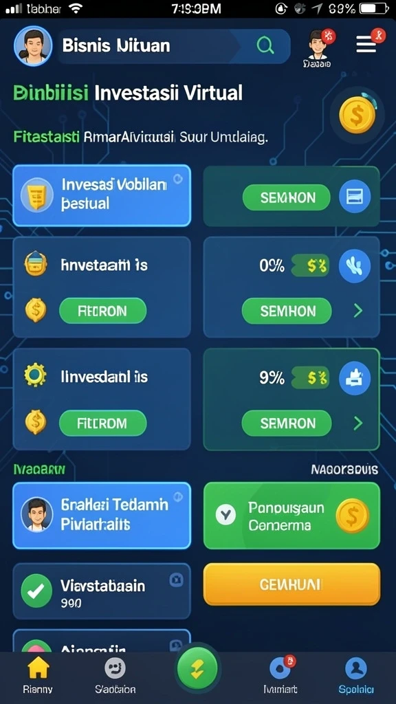 Screenshot penghargaan yang diperoleh dalam permainan LUCKYDF.