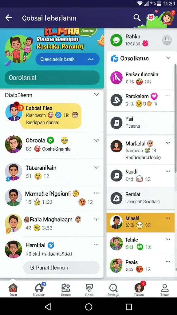 Mode permainan yang beragam untuk semua level.