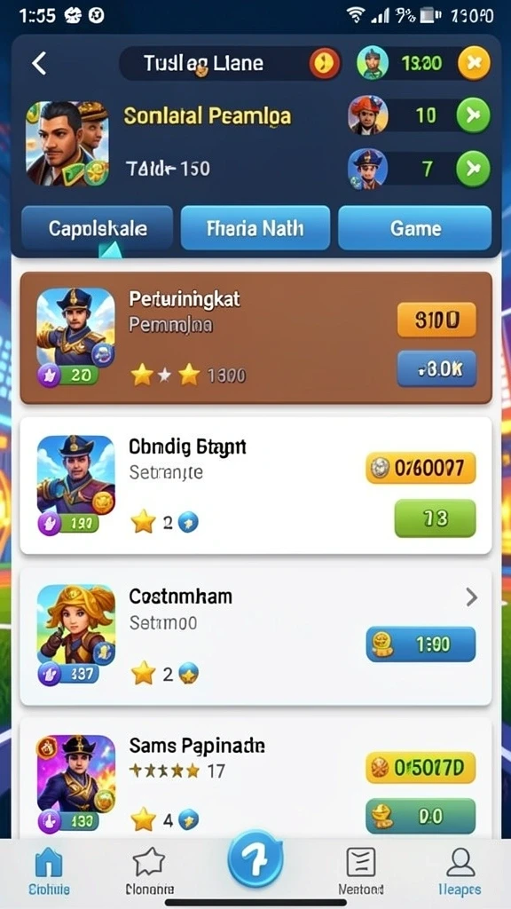 Kompetisi leaderboard yang memacu semangat bermain.
