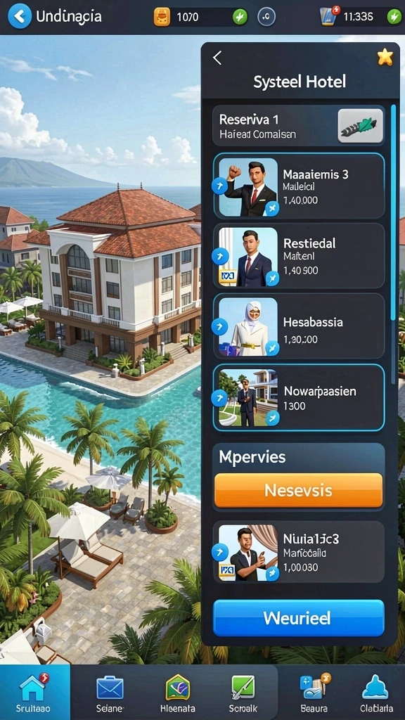 Screenshot menampilkan karakter utama dalam aksi menyelam.