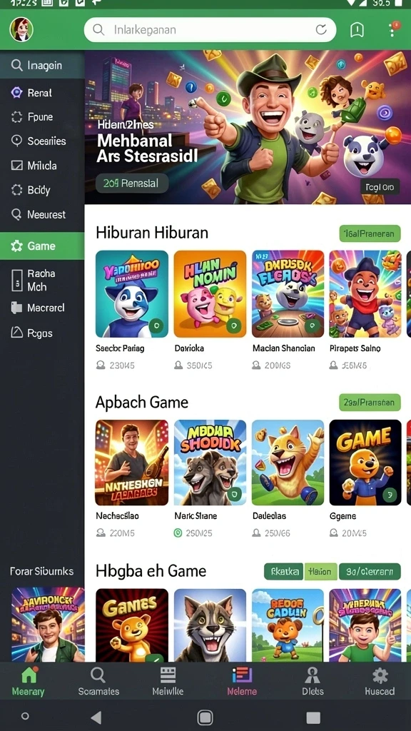 Fitur multiplayer dengan pemain dari seluruh dunia.
