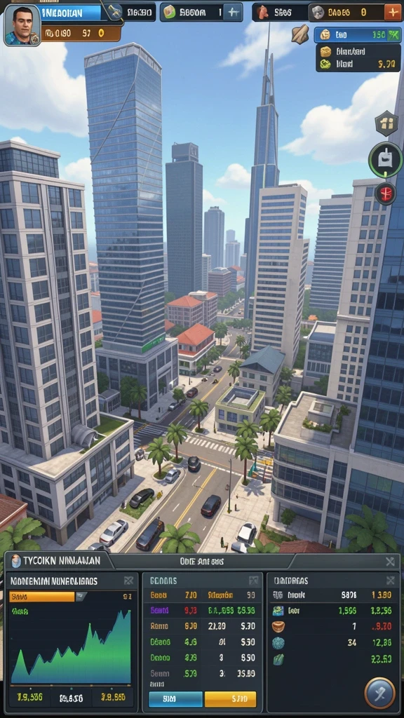 Mini-game edukatif untuk belajar investasi.