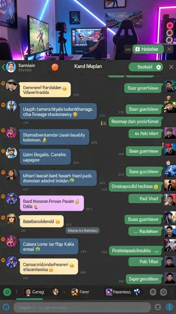 Karakter utama dalam aksi yang mendebarkan.