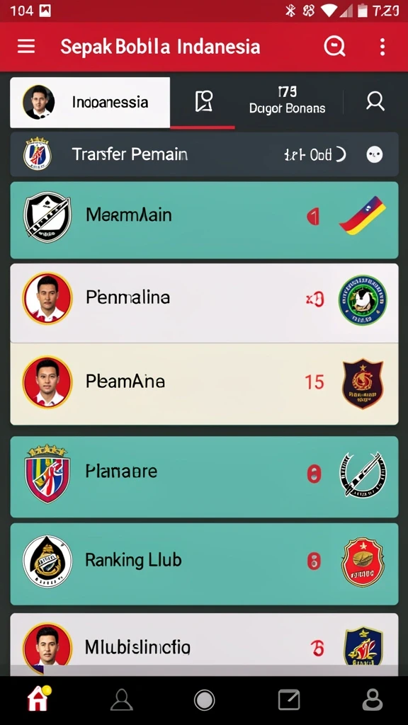 Tampilan antarmuka yang menarik dan modern.
