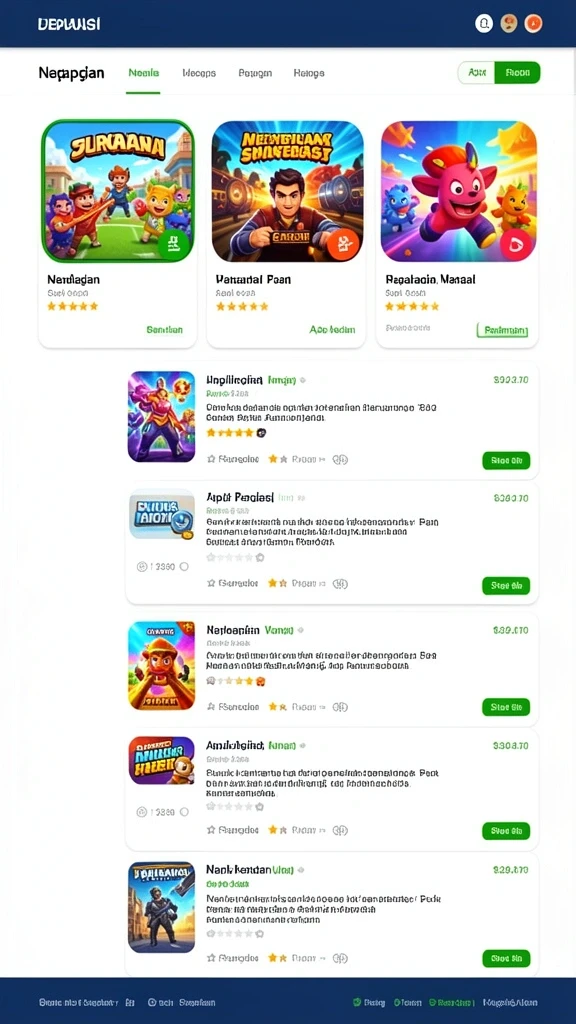 Tangkapan layar memperlihatkan pemandangan fantastis dalam game.