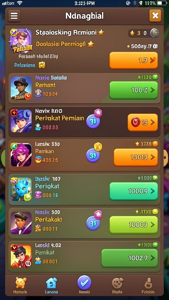 Screenshot menunjukkan tampilan antarmuka yang menarik dan mudah digunakan.