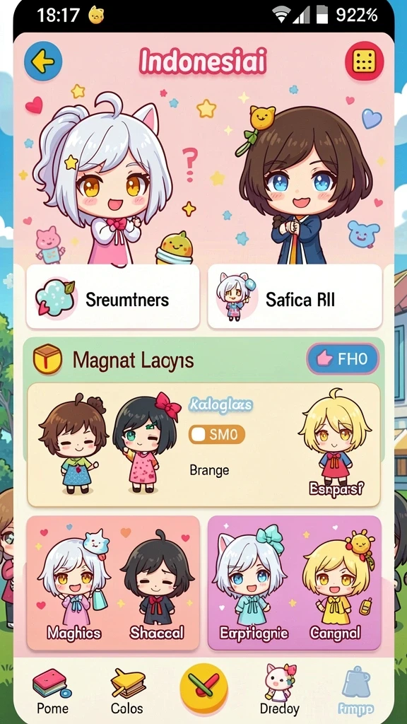 Tampilan awal game yang memukau.