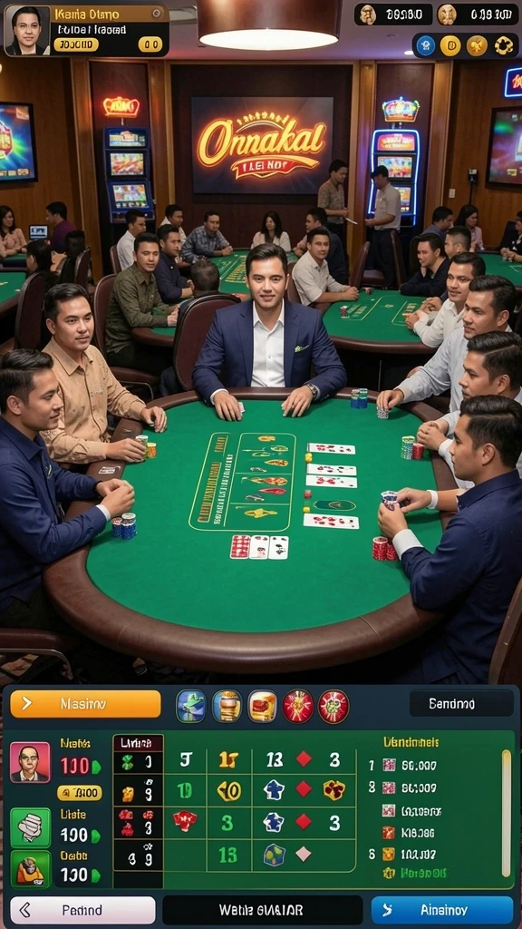 Berbagai pilihan tema untuk permainan slot.