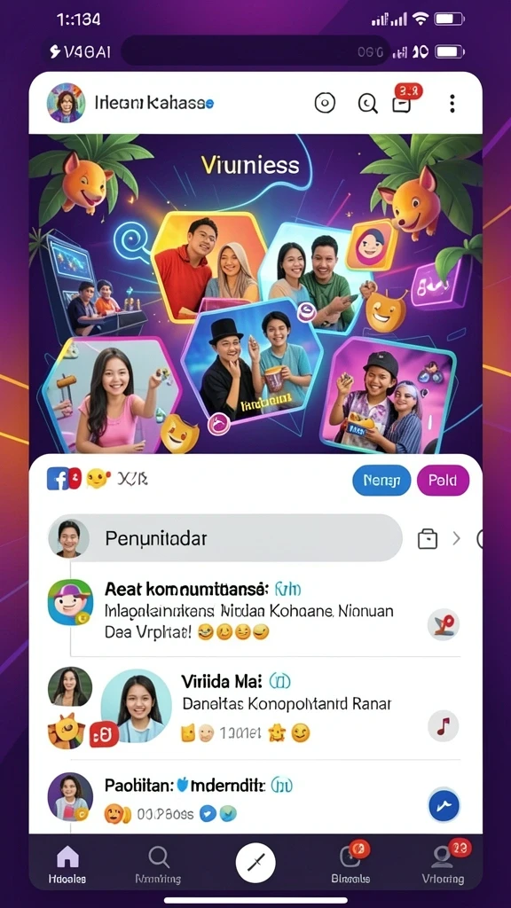 Tampilan antarmuka yang ramah pengguna.