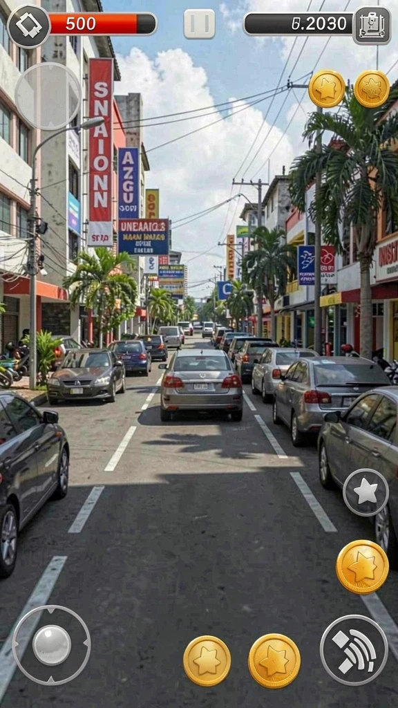 Screenshot menunjukkan tampilan antarmuka permainan yang menarik.