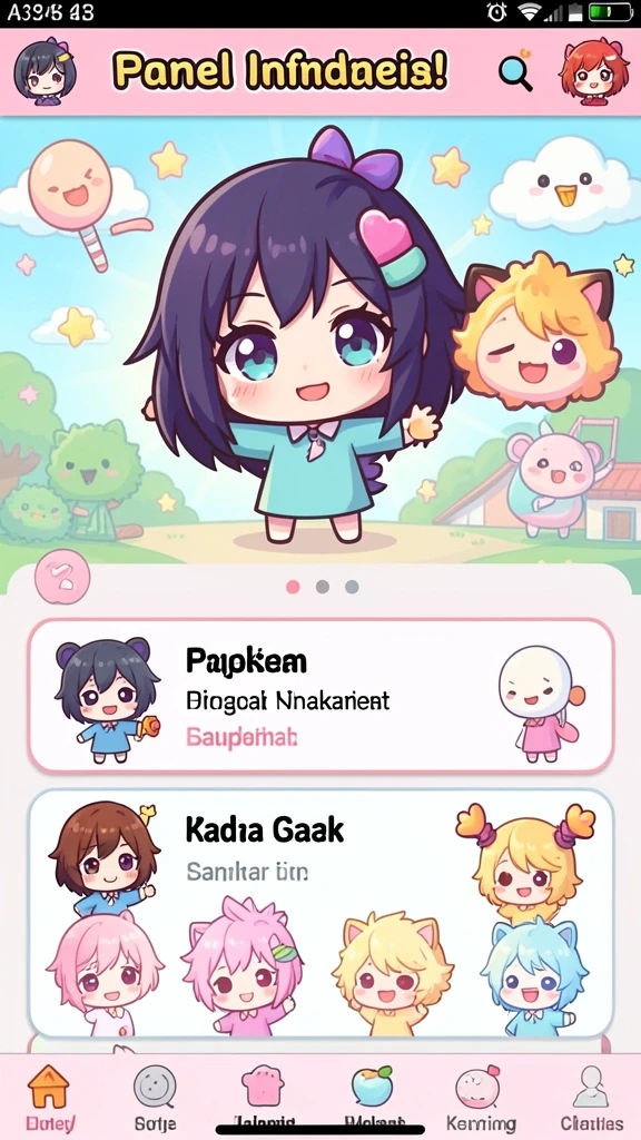 Tampilan antarmuka yang modern dan menarik.