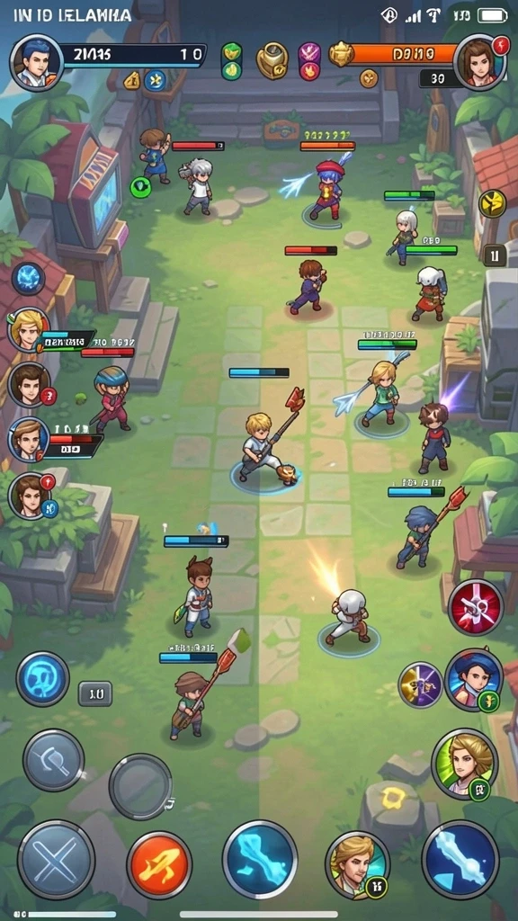 Fitur multiplayer yang memungkinkan bermain bersama teman.