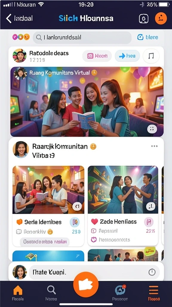 Tampilan antarmuka WATITOTO yang modern dan menarik.