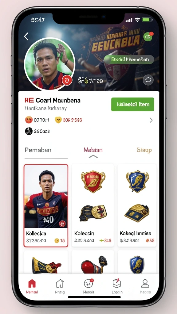Screenshot menunjukkan tampilan antarmuka yang modern.