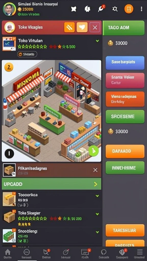 Screenshot aplikasi YYBET menunjukkan antarmuka yang ramah pengguna.