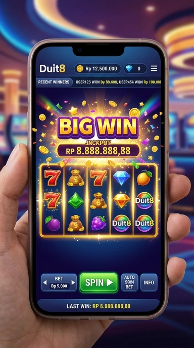 duit8 — layar beranda